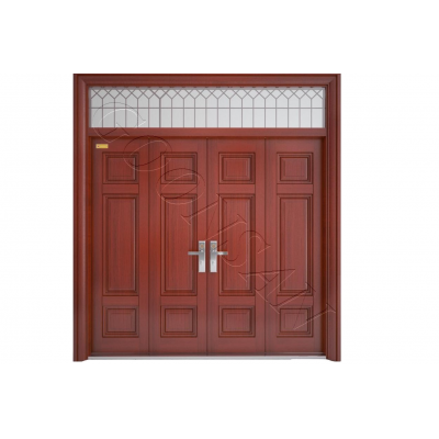 Cửa thép vân gỗ 4 cánh- GS4H8