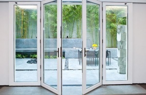 Cửa nhôm xingfa cửa đi 4 cánh mở quay