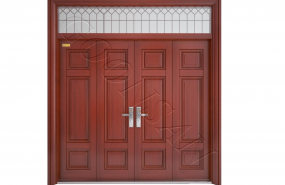 Cửa thép vân gỗ 4 cánh- GS4H8