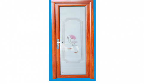 cửa wc kính nghệ thuật-YF10213